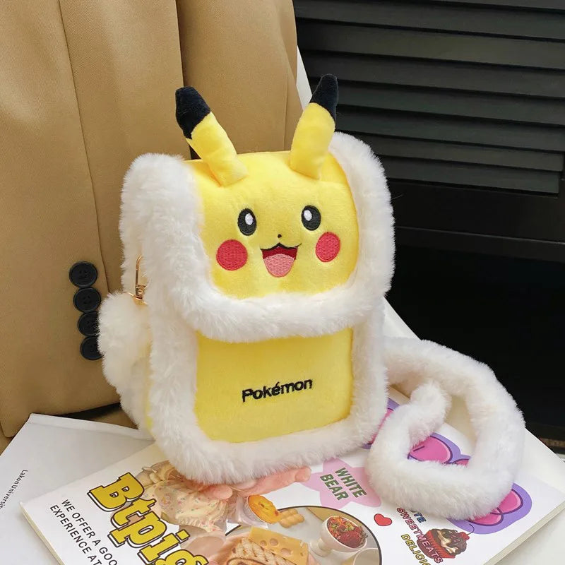 Sac Bandoulière Pikachu en Peluche –  Kawaii