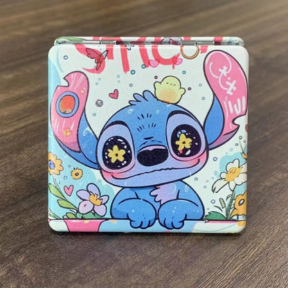 Miroir de Maquillage Pliable Stitch – Compact et Mignon