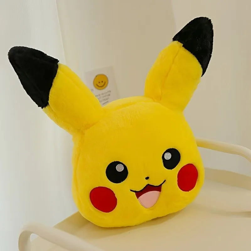 Coussin Peluche Pikachu Double Face – Oreiller Pokémon Extra-Large Décoratif (40cm,50  & 60cm)