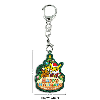 Porte-Clés Pokémon Thématique Noël — Cadeau Festif