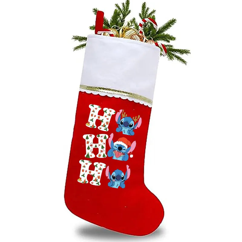 Chaussette de Noël Disney Stitch - L'esprit d'Ohana pour les Fêtes ! 🌟