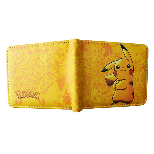 Portefeuille Pokémon – Compact en Cuir PU (11,5 × 9,5 cm)