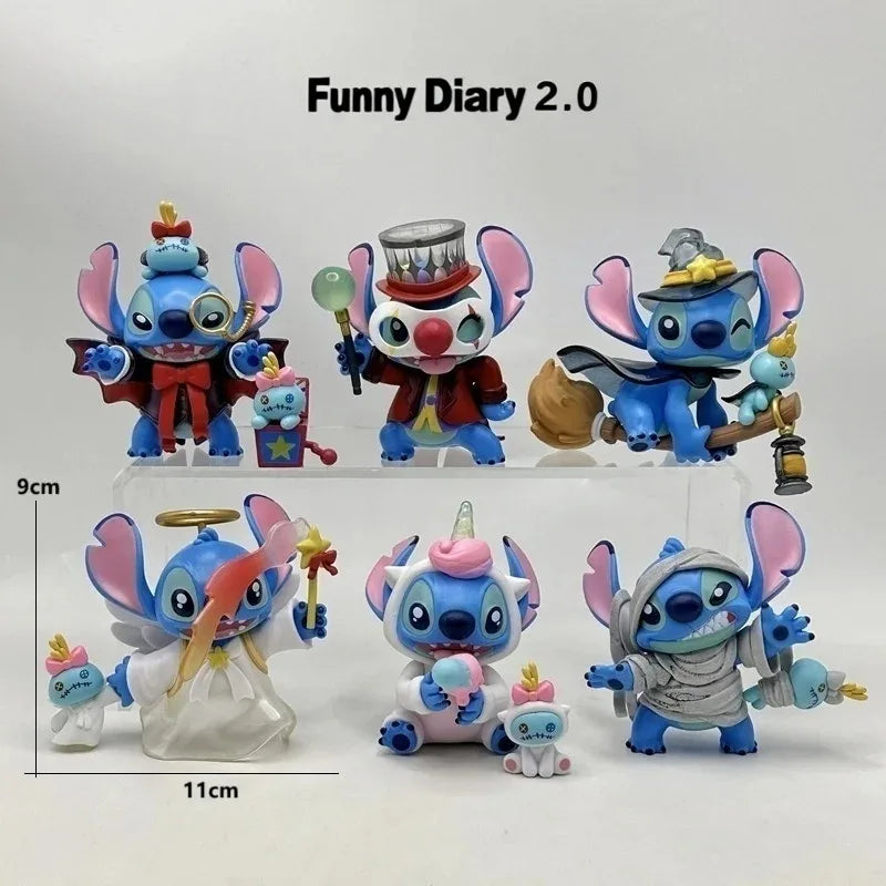Figurines Stitch – Blind Box « Funny Diary 2.0 » (Modèles aléatoires)