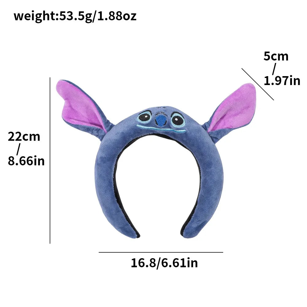Serre-tête Stitch ou Angel – Oreilles peluche Disney Ohana