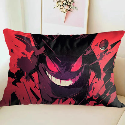 Taie d'oreiller décorative Ectoplasma rectangle – Collection Pokémon Kawaii