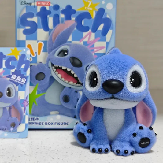Figurine Stitch Blind Box — Série Aventure Disney (Boîte Surprise ou Display 6)