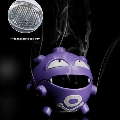 Figurine Pokémon Smogo – Objet Déco Multifonction (Encens, Cendrier, Diffuseur, Vide-poche)