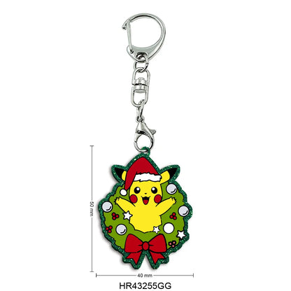 Porte-Clés Pokémon Thématique Noël — Cadeau Festif