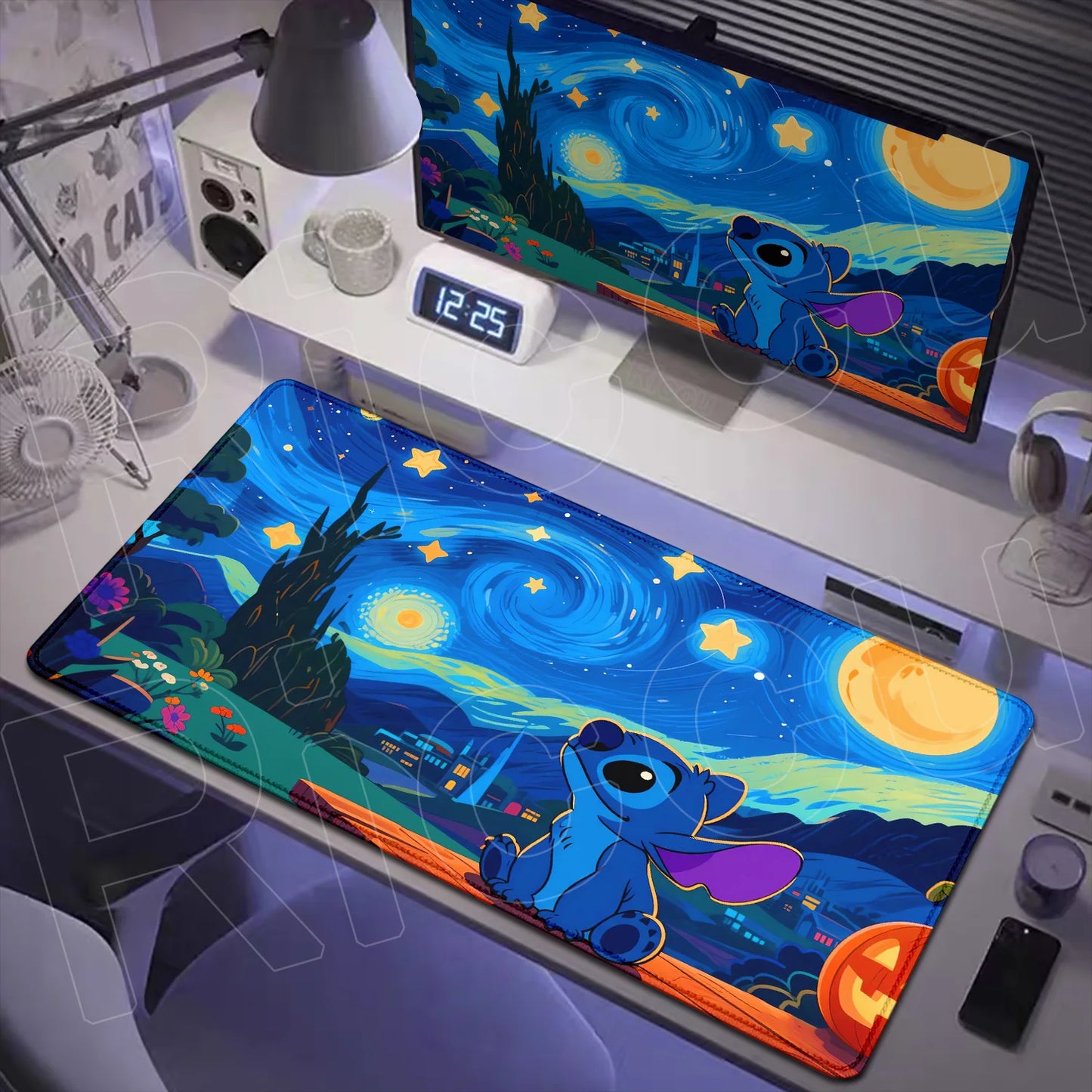 Tapis de Bureau XXL Stitch – Surface de Travail et Gaming (Plusieurs Dimensions)