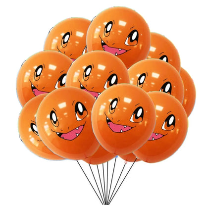 Ballons en Latex Pokémon 20 pcs pour Décoration d'Anniversaire - Divers Modèles