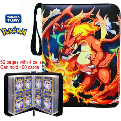 Classeur Range-Carte Pokémon Dracaufeu 400 Cartes – Protection et Style Ultime