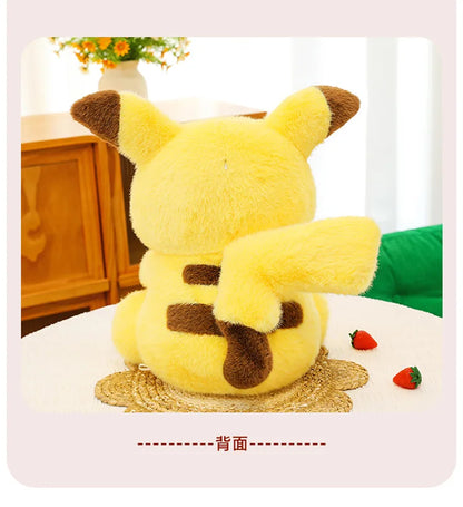 Peluche Pikachu Géante avec Cœur Rouge – Doudou Pokémon Kawaii Ultra-Doux (30cm, 50cm, 60cm)