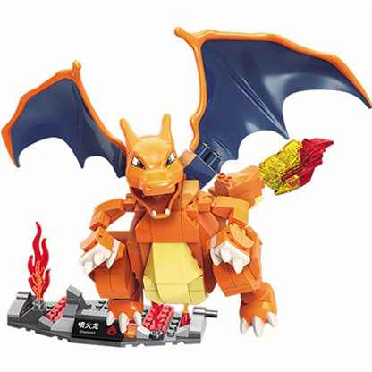Dracaufeu Blocs de Construction Pokémon Articulée à Assembler