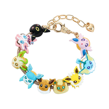 Pokémon Eevee and Evolutions Bracelet – Enamel Charms