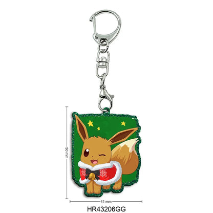 Porte-Clés Pokémon Thématique Noël — Cadeau Festif