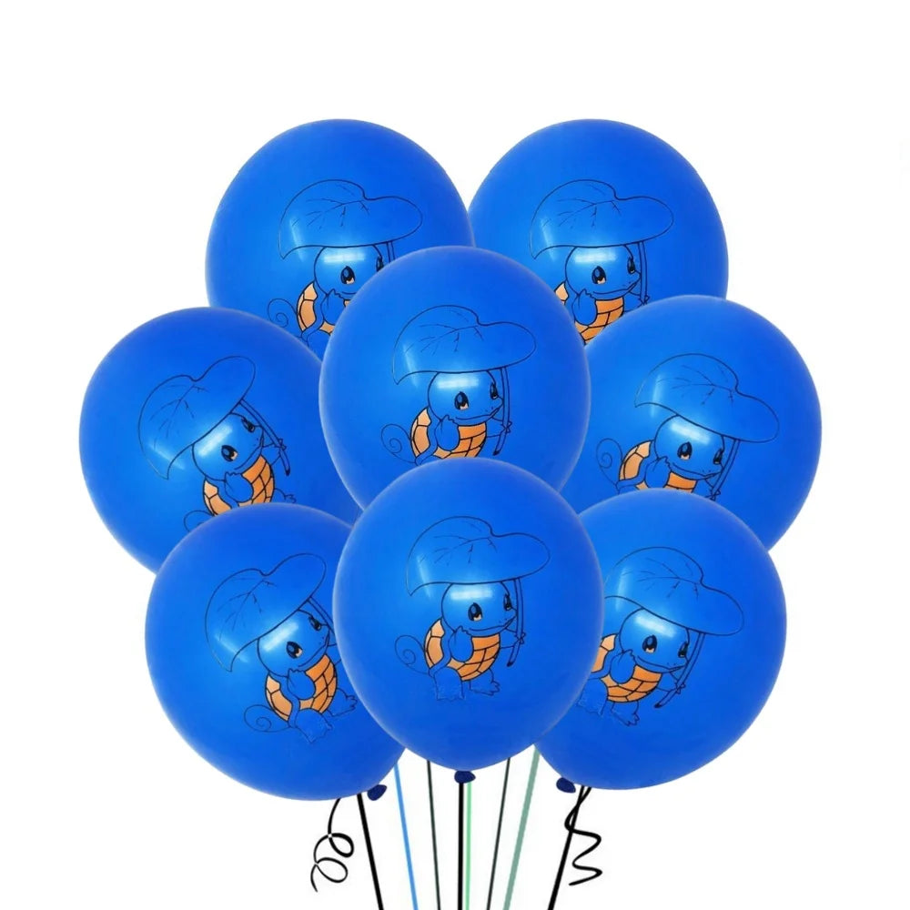 Ballons en Latex Pokémon 20 pcs pour Décoration d'Anniversaire - Divers Modèles