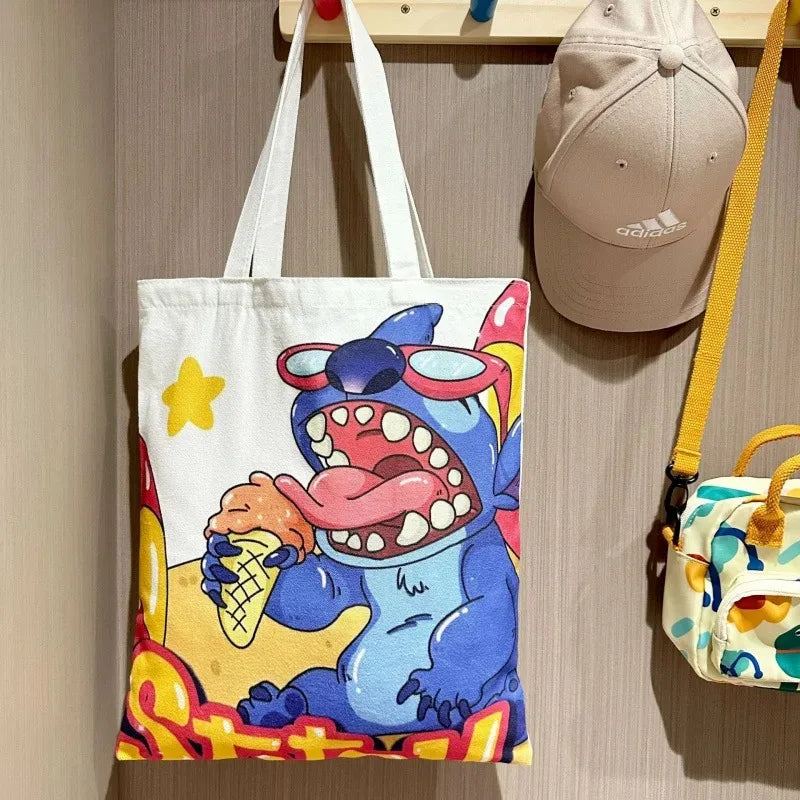 Tote Bag Stitch - Sac en Toile Kawaii - Accessoire indispensable