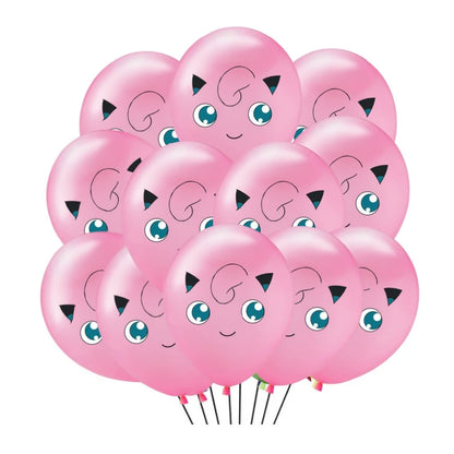 Ballons en Latex Pokémon 20 pcs pour Décoration d'Anniversaire - Divers Modèles