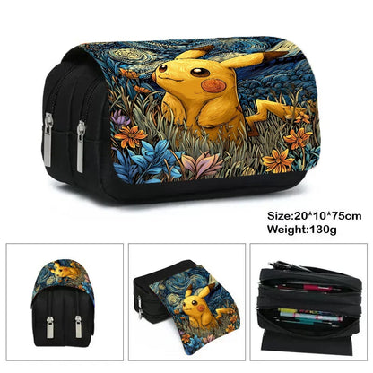 Trousse Scolaire Rectangulaire Pokémon – Collection Dresseurs