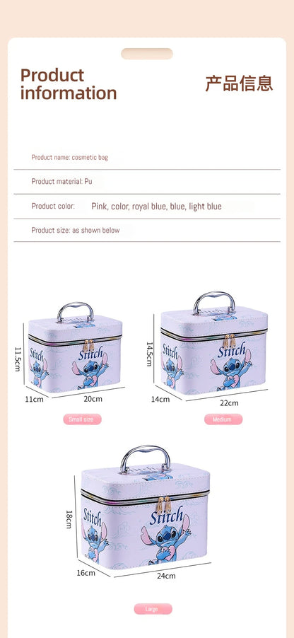 Coffrets de Rangement Stitch – Trousse Cosmétique 3 Tailles ( En lot de 3)