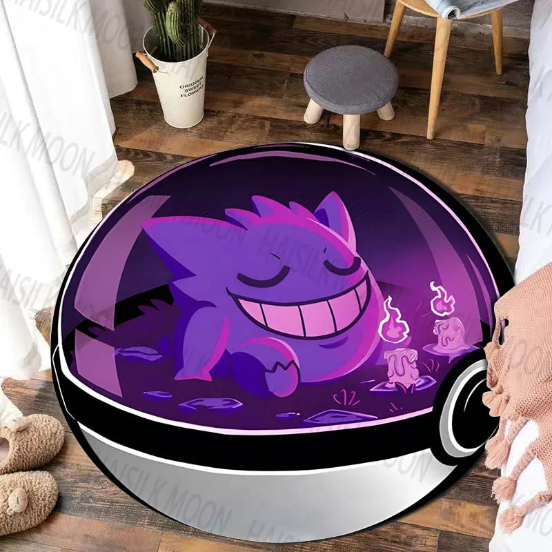 Tapis Pokémon Ectoplasma – Tapis de sol décoratif pour fans de Pokémon