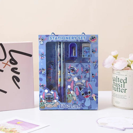 Coffret Papeterie "Ohana" 6pcs – Édition Stitch