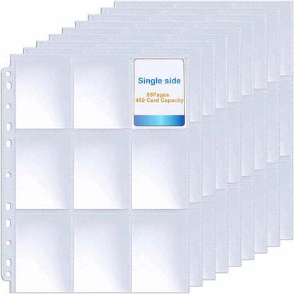 Pochettes de Rangement pour Cartes Pokémon, Baseball et Jeux de Cartes à Collectionner – 450 Cartes Capacité