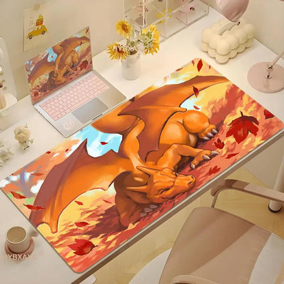 XXL Charizard Desk Mat – Pokémon Gaming Accessory