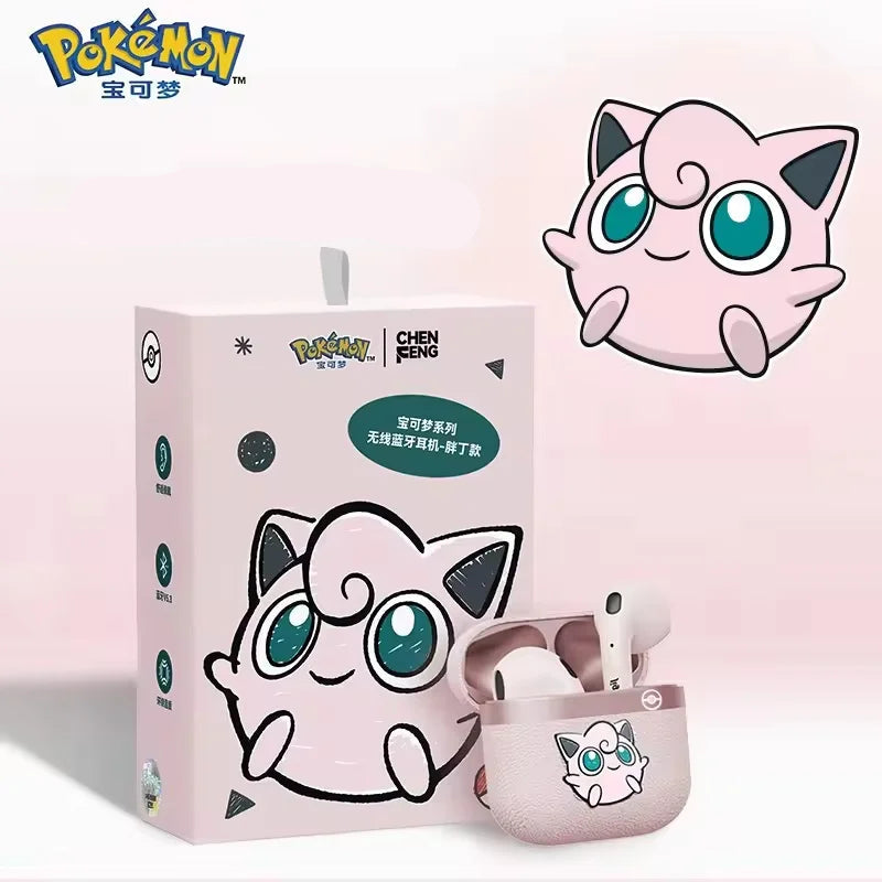 Écouteurs Bluetooth Pokémon – Modèle D61 (Ectoplasma / Rondoudou)