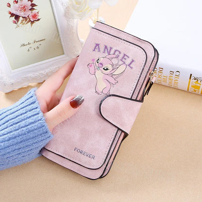 Portefeuille Femme Kawaii Disney Stitch – Pratique, Stylé et Fonctionnel