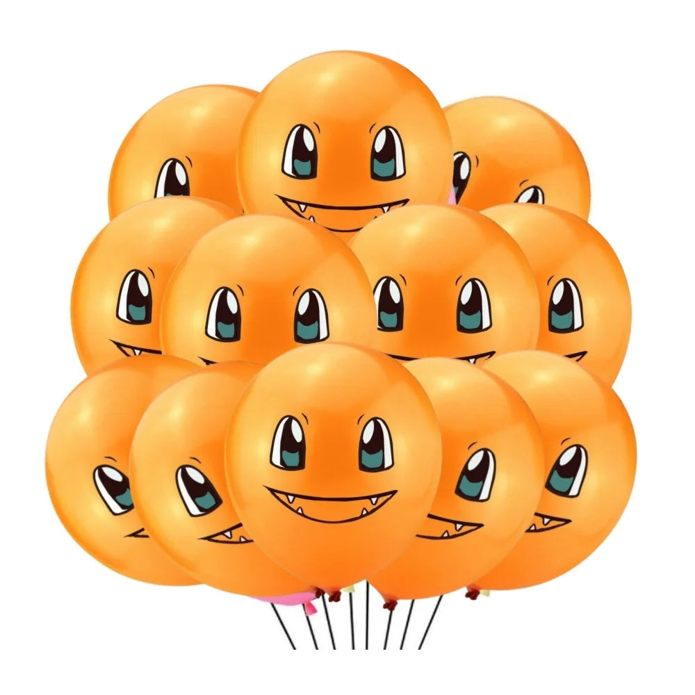 Ballons en Latex Pokémon 20 pcs pour Décoration d'Anniversaire - Divers Modèles