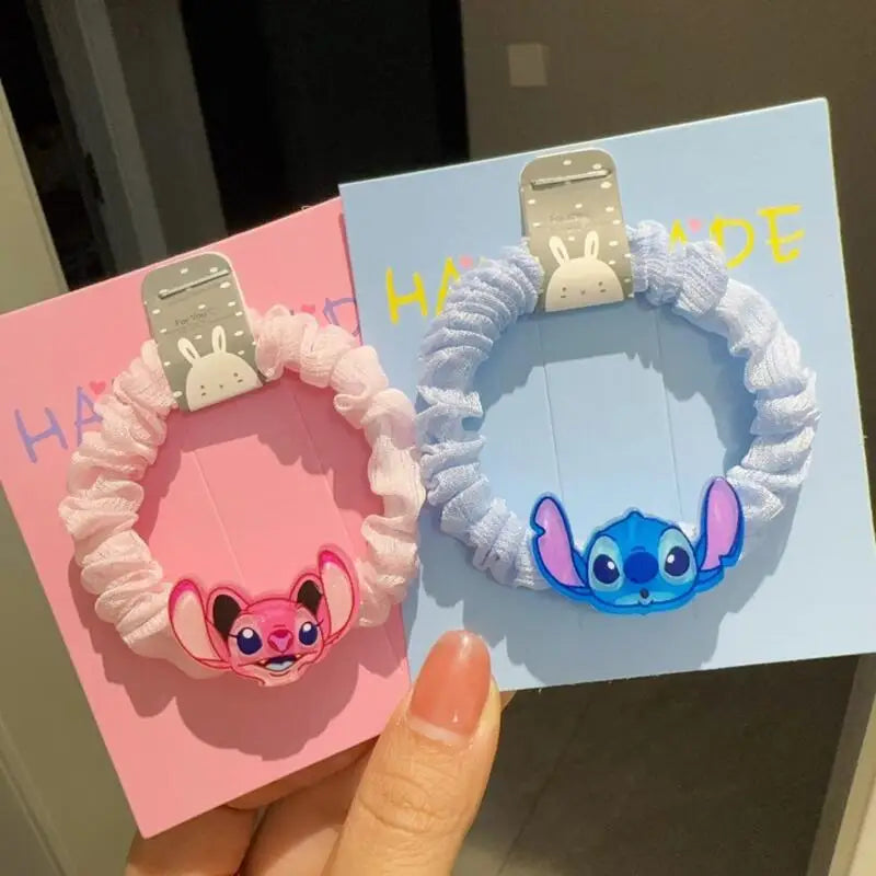 Chouchou Disney Stitch & Angel – Accessoire Cheveux Enfant