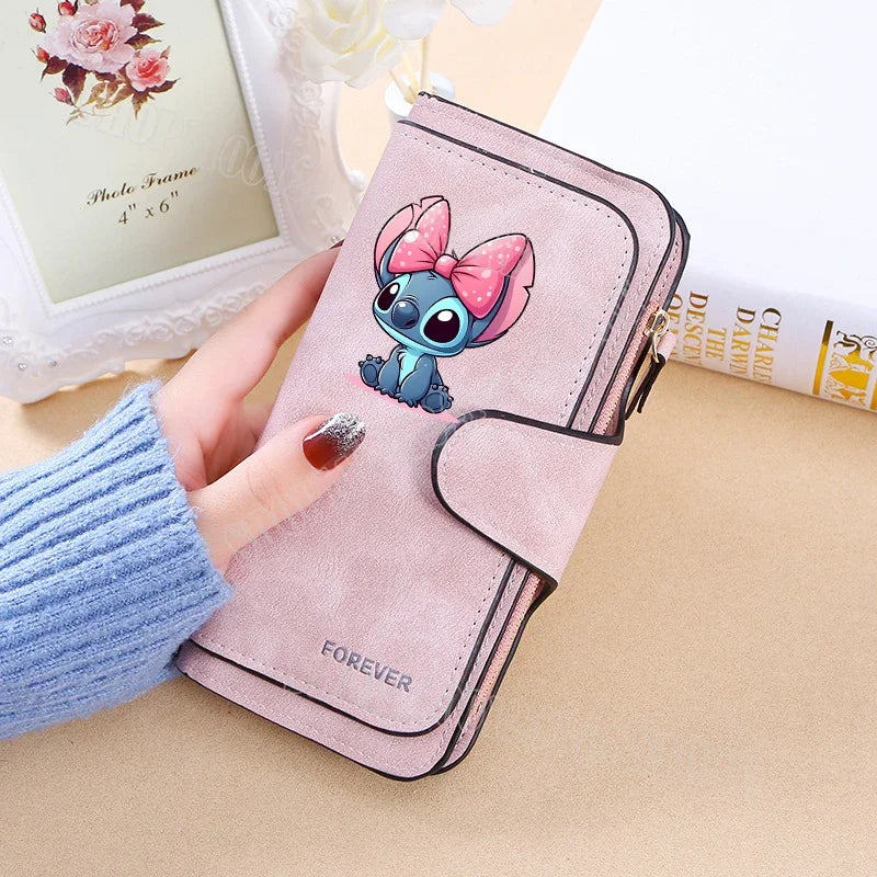 Portefeuille Femme Kawaii Disney Stitch – Pratique, Stylé et Fonctionnel
