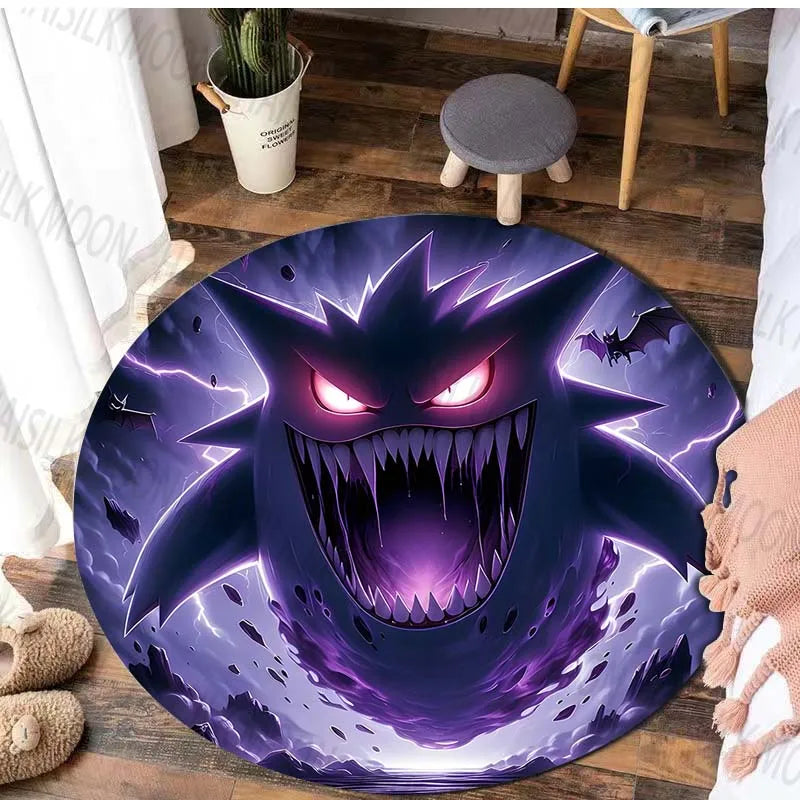 Tapis Pokémon Ectoplasma – Tapis de sol décoratif pour fans de Pokémon