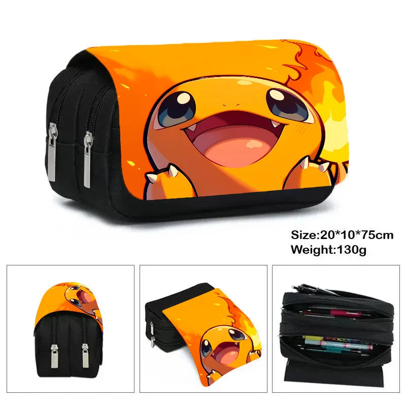 Trousse Scolaire Rectangulaire Pokémon – Collection Dresseurs