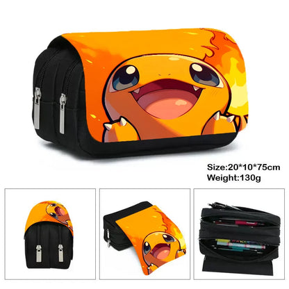 Trousse Scolaire Rectangulaire Pokémon – Collection Dresseurs