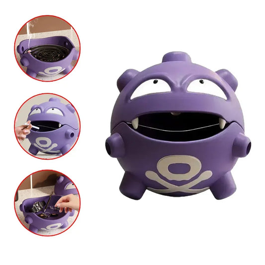Figurine Pokémon Smogo – Objet Déco Multifonction (Encens, Cendrier, Diffuseur, Vide-poche)