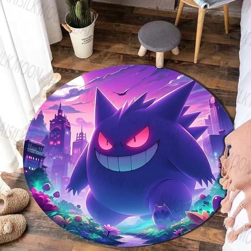 Tapis Pokémon Ectoplasma – Tapis de sol décoratif pour fans de Pokémon