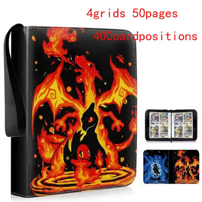 Classeur Range-Carte Salamèche Évolutions Pokémon 400 Cartes – Protection et Style Ultime
