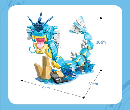 Leviator Blocs de Construction Pokémon Articulée à Assembler