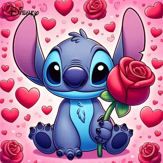 Tableau Diamant Stitch – Kit Diamond Painting Personnage Stitch