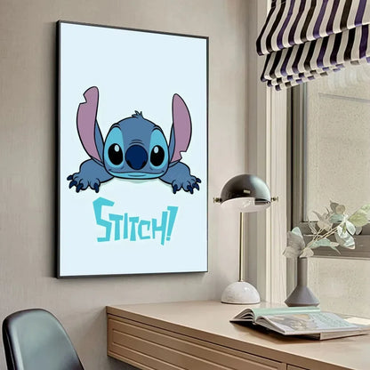Poster Mural sur Toile Disney Stitch – Décoration Murale Premium