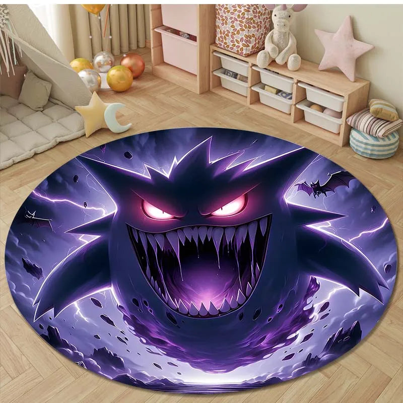 Tapis Pokémon Ectoplasma – Tapis de sol décoratif pour fans de Pokémon