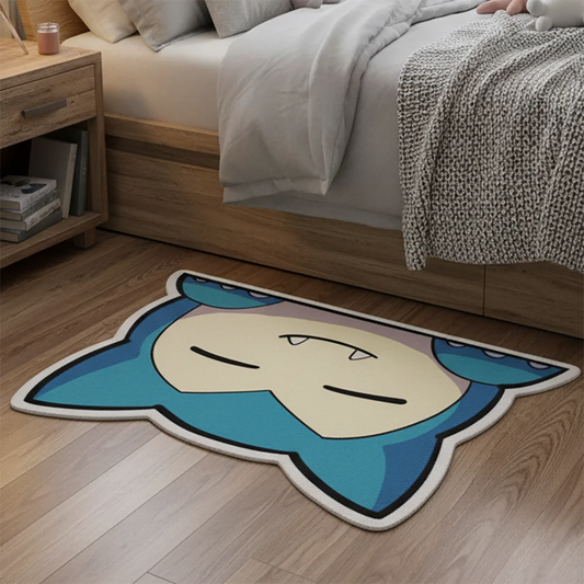 Tapis Pokémon Ronflex – Tapis de sol décoratif pour fans de Pokémon