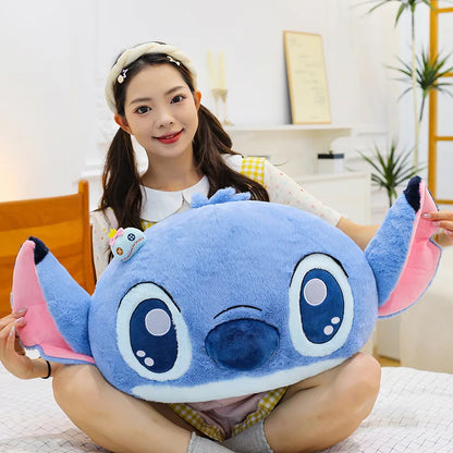 Coussin Peluche Stitch géant - Oreiller Kawaii Disney