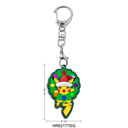 Porte-Clés Pokémon Thématique Noël — Cadeau Festif