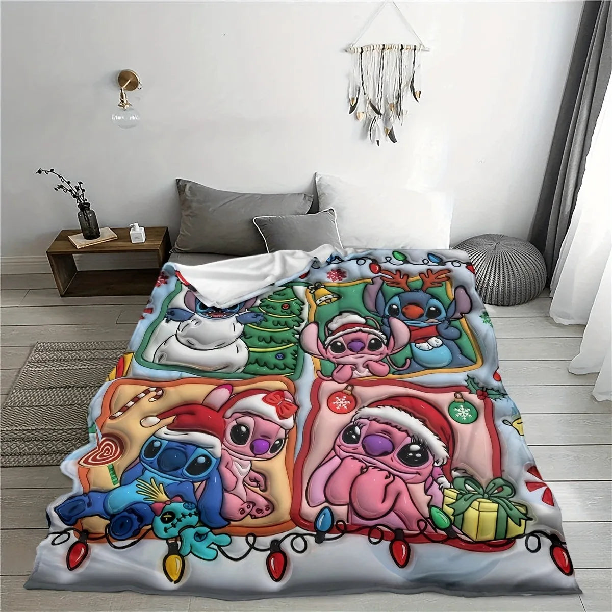 Plaid stitch et Angel de Noel