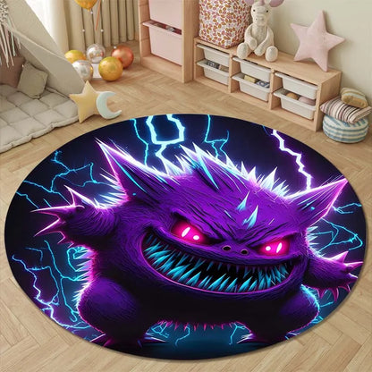 Tapis Pokémon Ectoplasma – Tapis de sol décoratif pour fans de Pokémon
