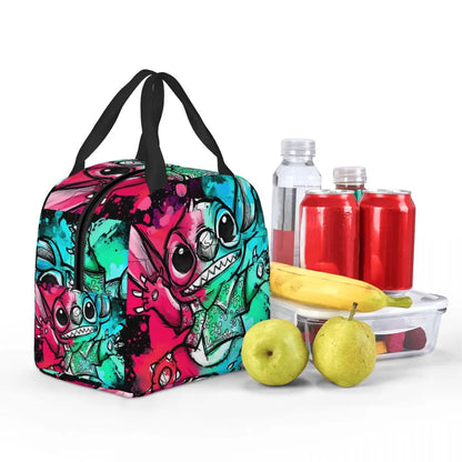 Sac Isotherme Stitch tag – Lunch Bag Léger et Résistant pour Pique-Nique et Déjeuners (22x20x13 cm)