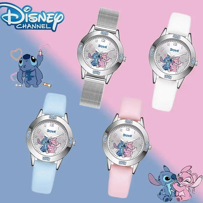 Disney Stitch &amp; Angel Kids Watch – Elegance and Magic on the Wrist!